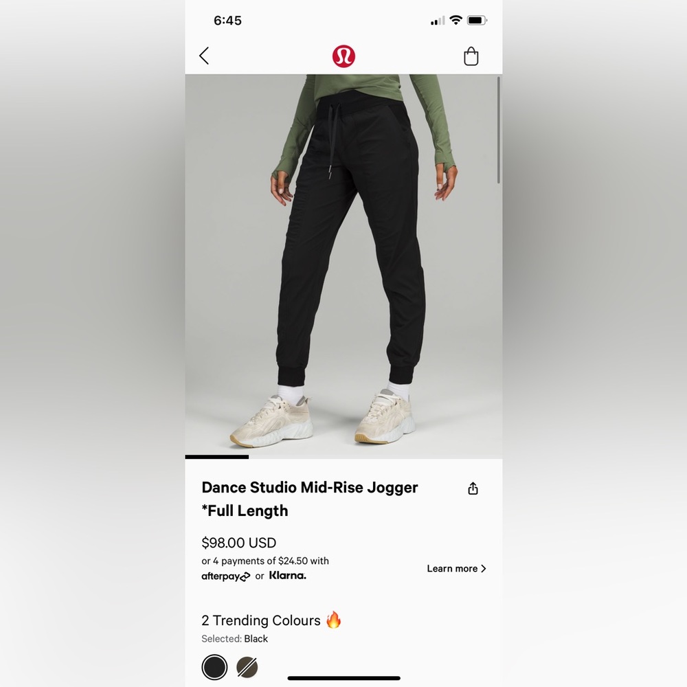 Dance Studio Mid-Rise Jogger *Full Length